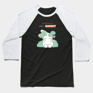 Introvert Cute Bunny, INT-RABBIT Baseball T-Shirt